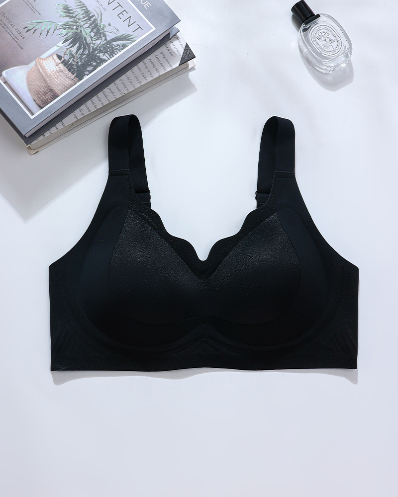 Anti Sagging Full Coverage Wireless Push Up Bra