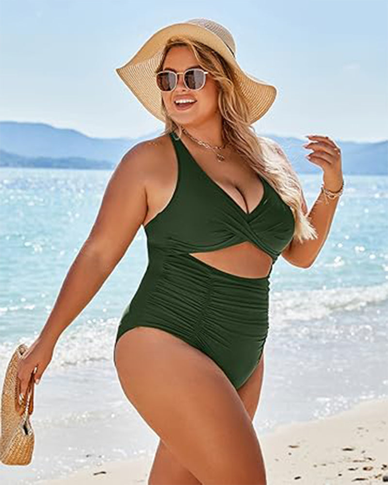 Shesways® One Piece Swimsuits Push Up Tummy Control Bathing Suits