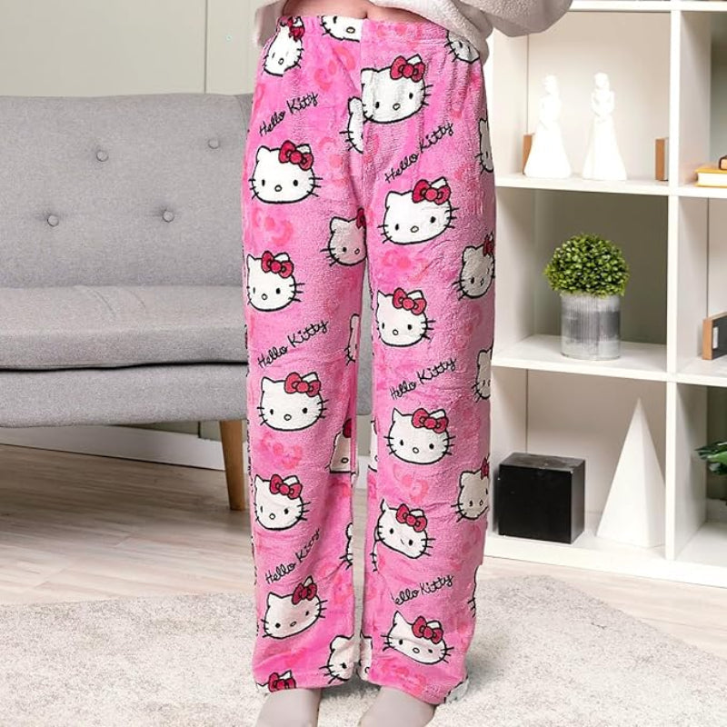 Cute Hello Kitty Pajama Pants – Cozy Y2K Loungewear