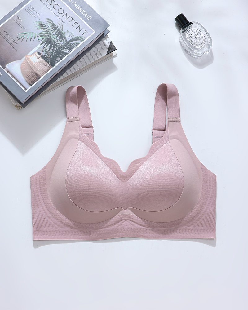 Anti Sagging Full Coverage Wireless Push Up Bra