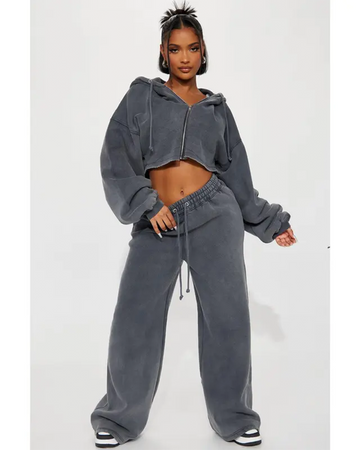 On The Go Fleece Pant Set