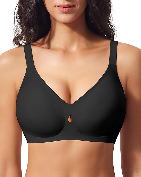 Invisible Jelly Lift Bra with Breathable Water Drop Hollow