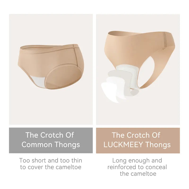 Seamless G-String Thong for Women – High Waist, Camel Toe Coverage, Lightweight & Comfortable