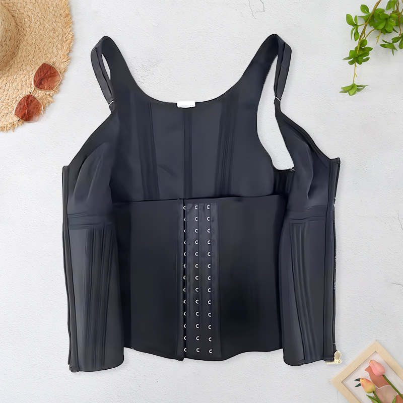Enhanced Shaping Corset Top — Slimming Waist Trainer & Push-Up Vest