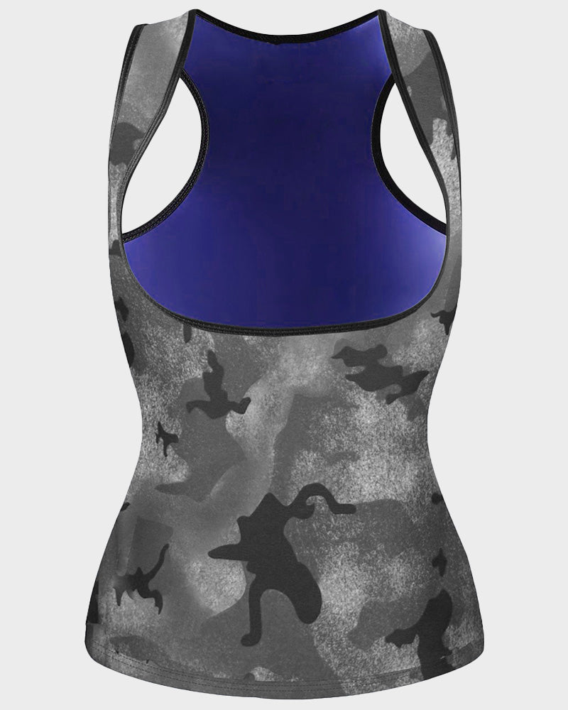 Shesways® Sweat Shaper Women's Premium Workout Tank Top Slimming Polymer Sauna Vest