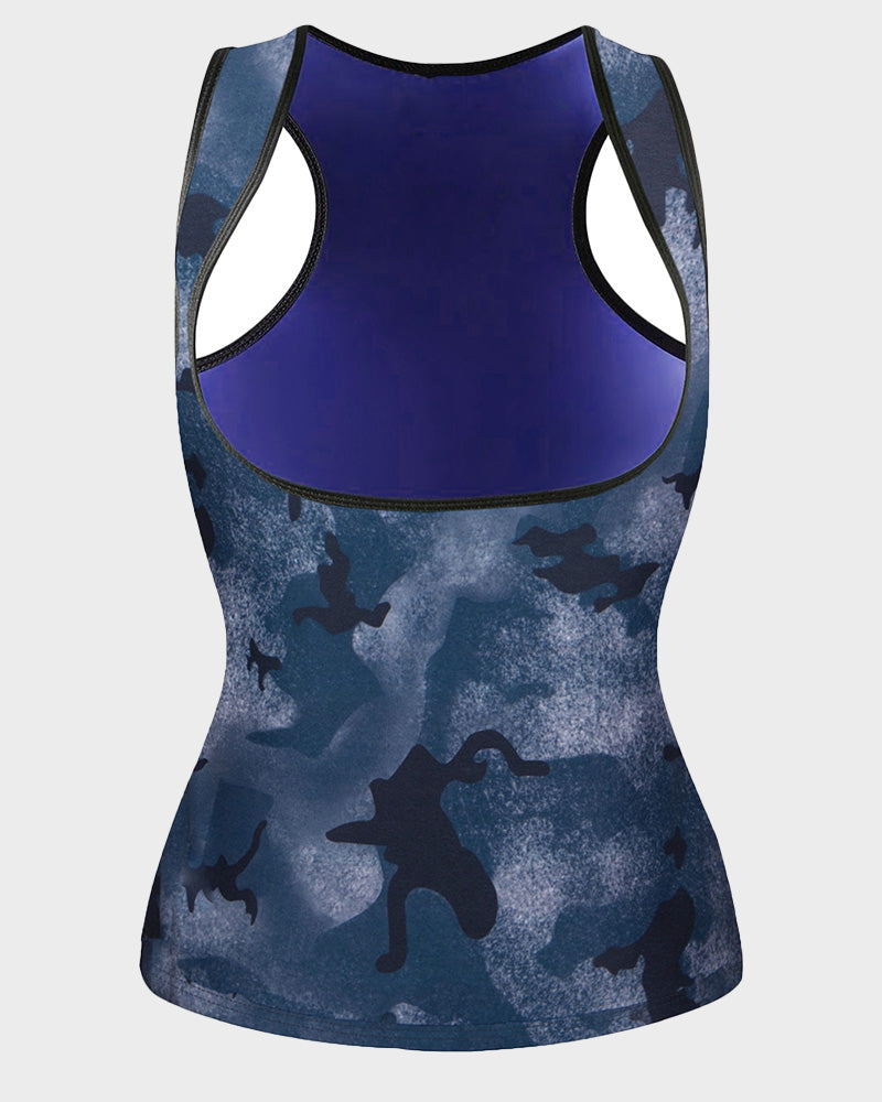 Shesways® Sweat Shaper Women's Premium Workout Tank Top Slimming Polymer Sauna Vest