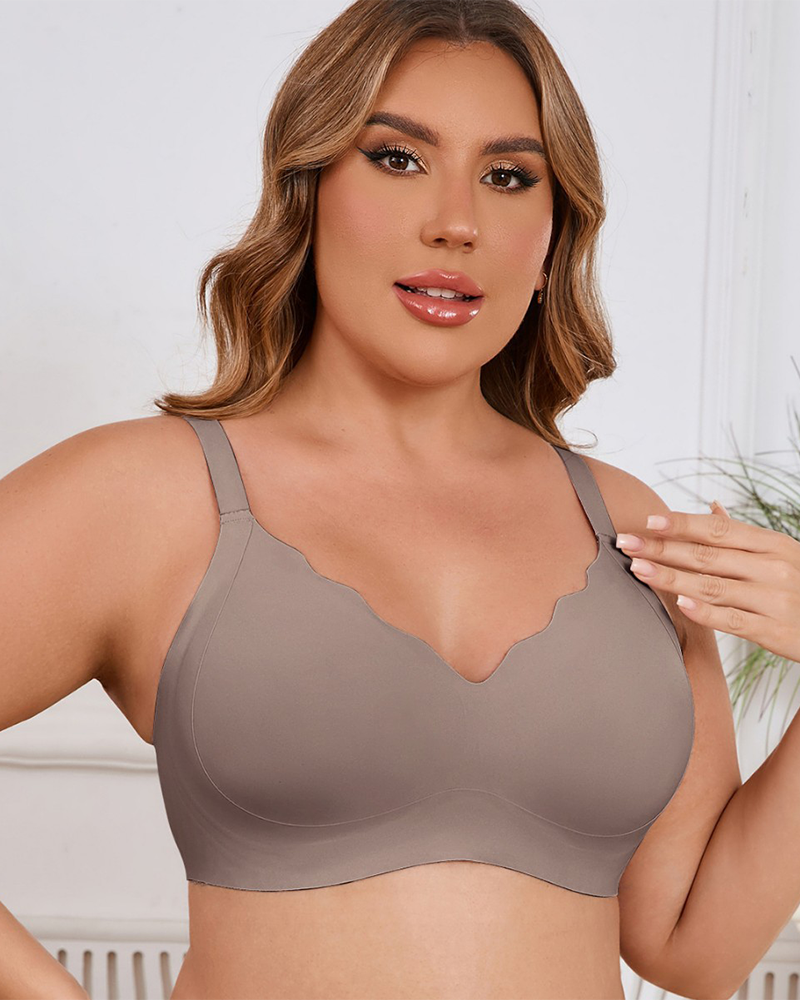 Dutiful Seamless Wireless Bra – High Support & Comfort