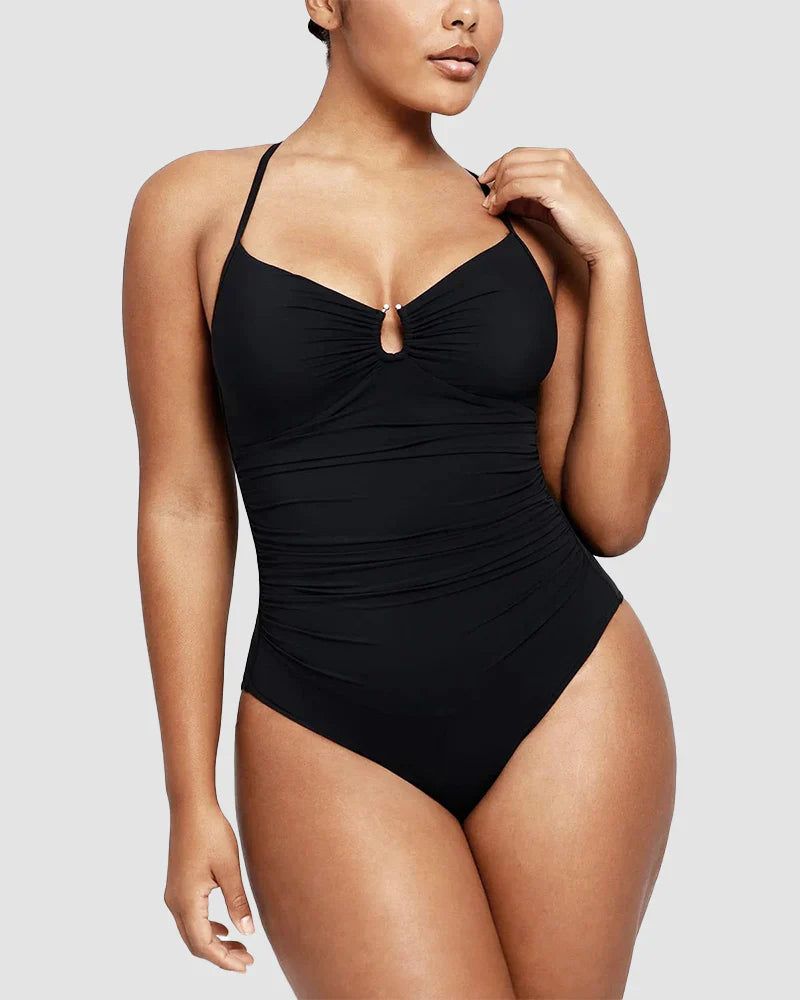 Sculpt & Shine U-Ring Shaping Swimsuit