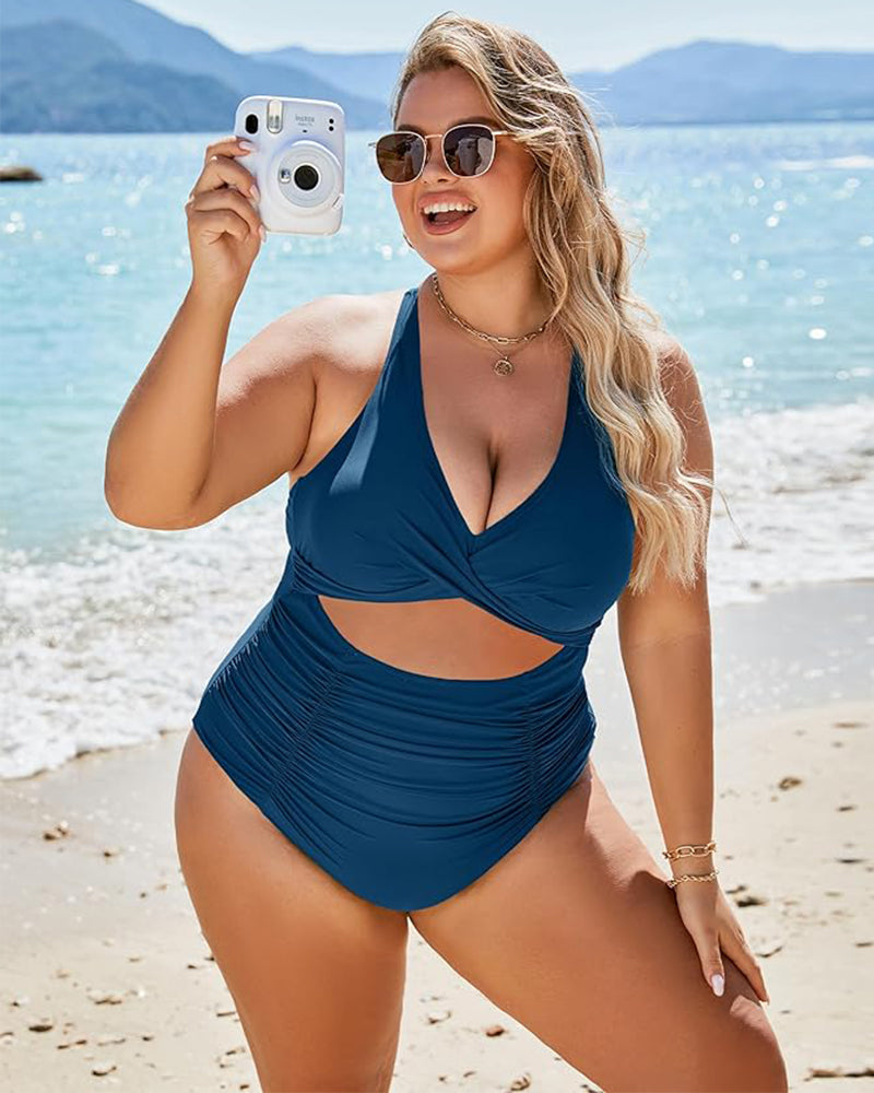 Shesways® One Piece Swimsuits Push Up Tummy Control Bathing Suits