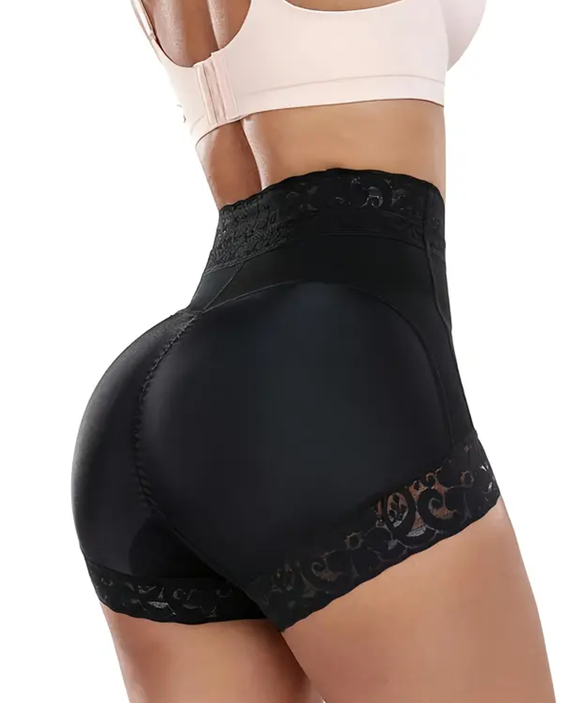 Cloud Butt Lifting Body Shaper Shorts with Lace Trim