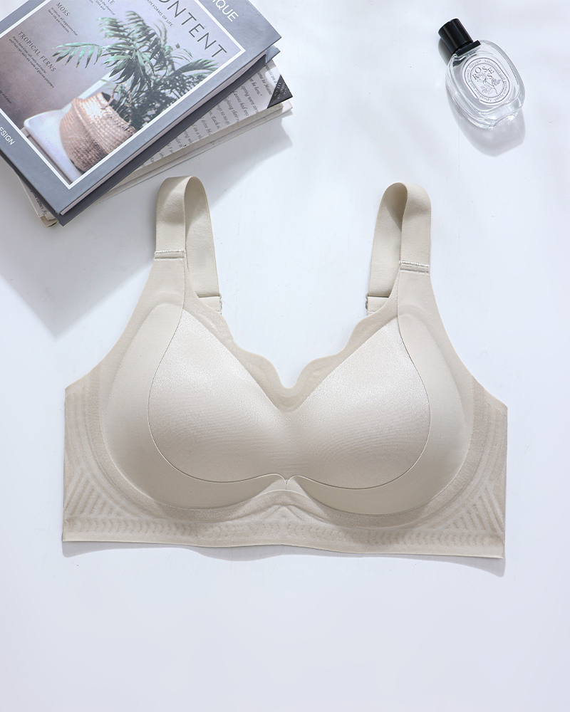 Anti Sagging Full Coverage Wireless Push Up Bra