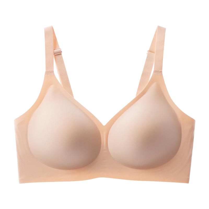 Jelly Seamless Wireless Push Up Bra – Comfortable Full Coverage Everyday Wear