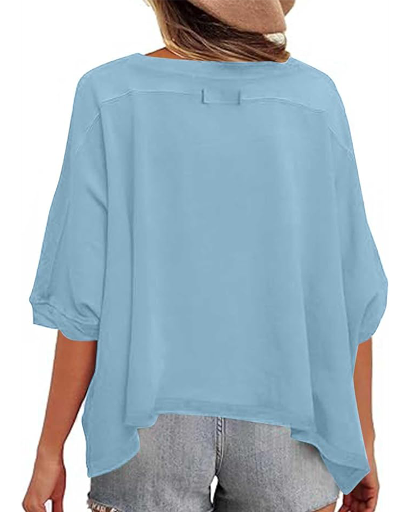 Shesways® Women's Oversized Crop Top