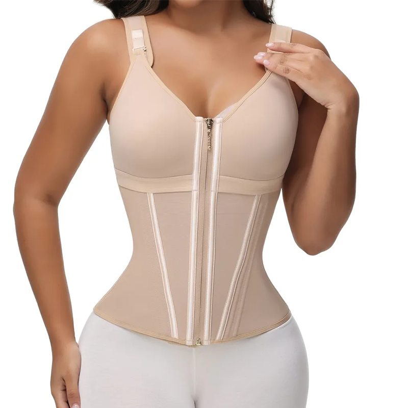 Enhanced Shaping Corset Top — Slimming Waist Trainer & Push-Up Vest
