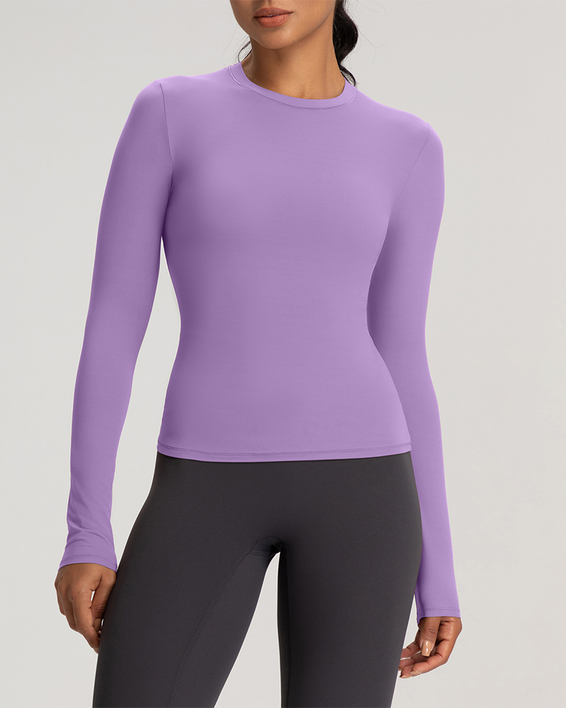 Inbarely Soft Single-Layer Long Sleeve Shirt