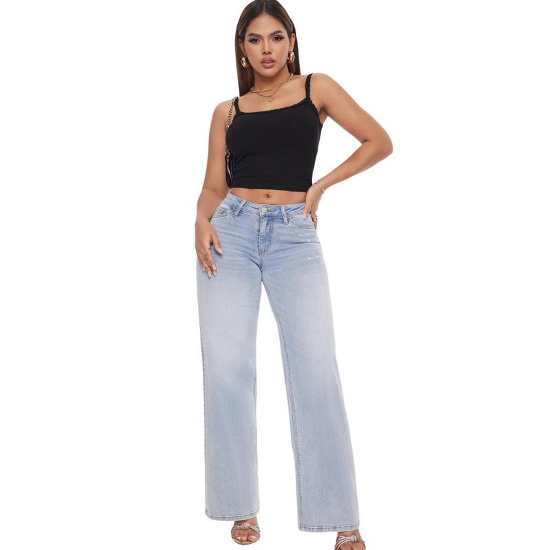 Shesways® Relaxed Rebel Plus-Size Stretch Jeans