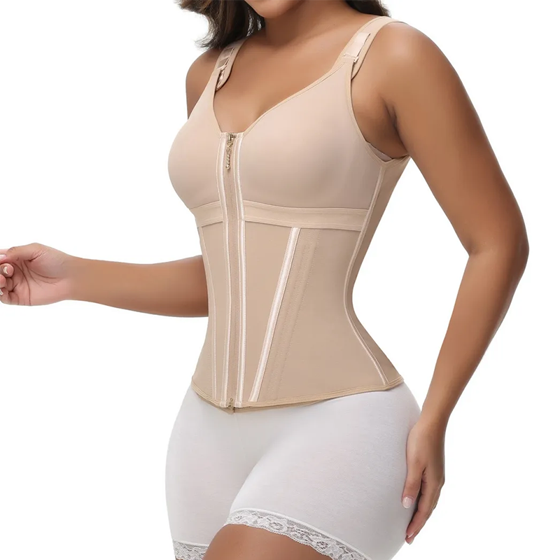 Enhanced Shaping Corset Top — Slimming Waist Trainer & Push-Up Vest