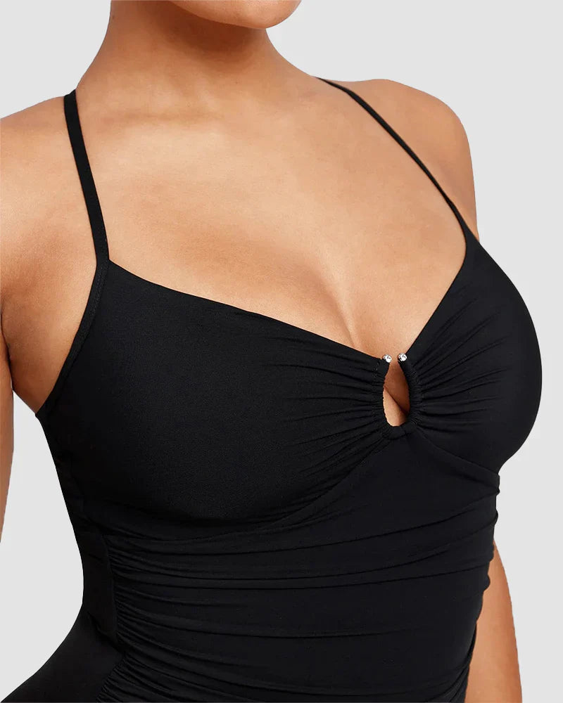 Sculpt & Shine U-Ring Shaping Swimsuit