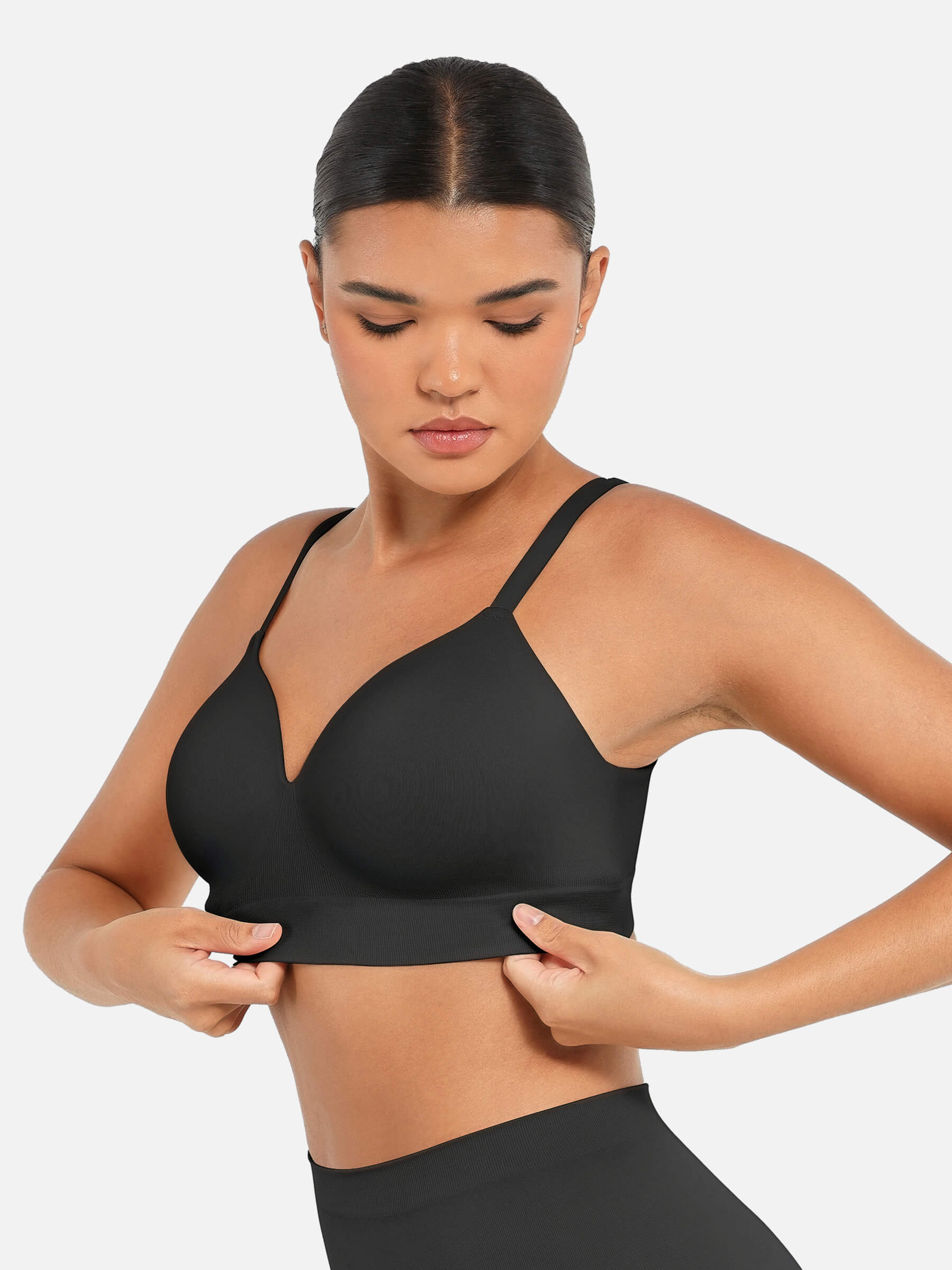Seamless Wireless Push Up Bra – Full Coverage Comfort