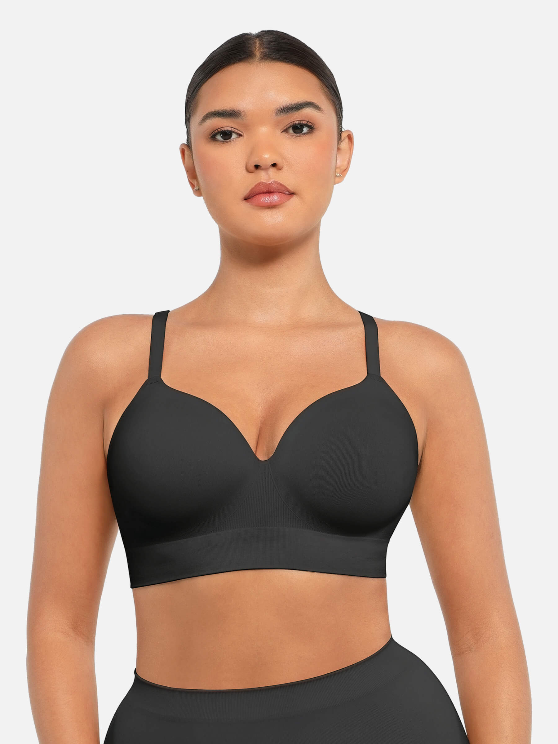 Seamless Wireless Push Up Bra – Full Coverage Comfort