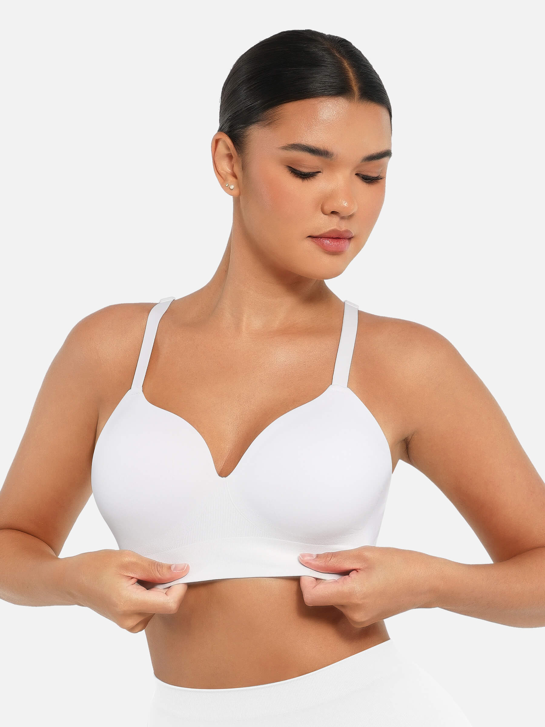 Seamless Wireless Push Up Bra – Full Coverage Comfort