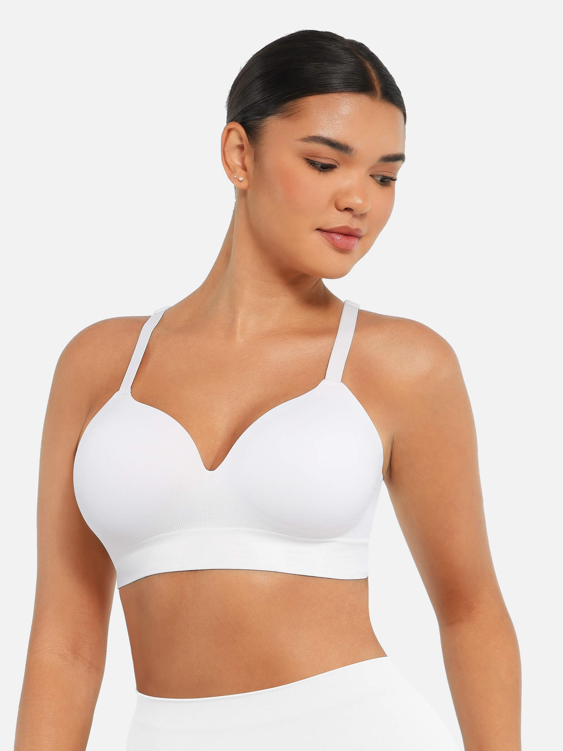 Seamless Wireless Push Up Bra – Full Coverage Comfort