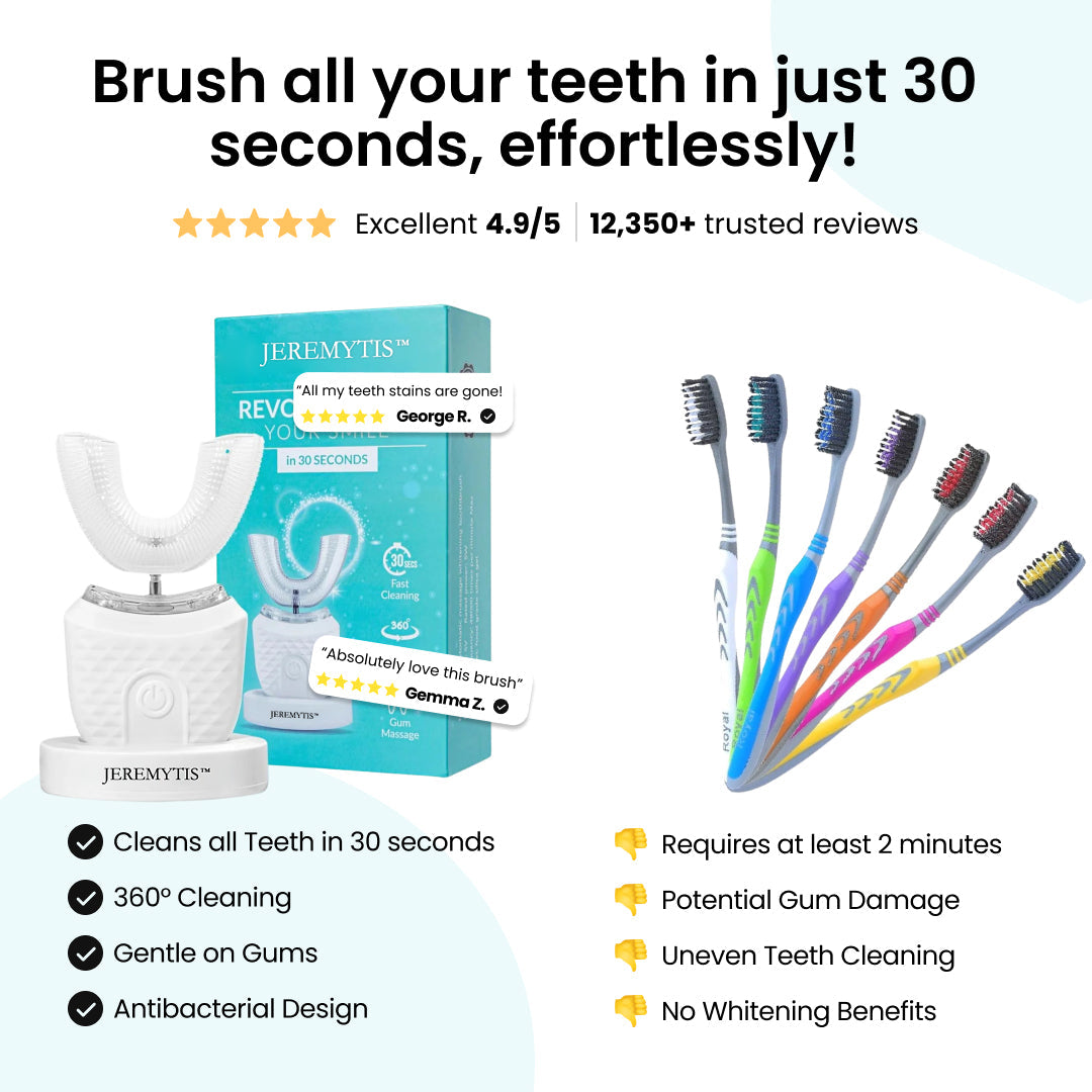 ✨JEREMYTIS™ Electric toothbrush-30-Second Dental Revolution