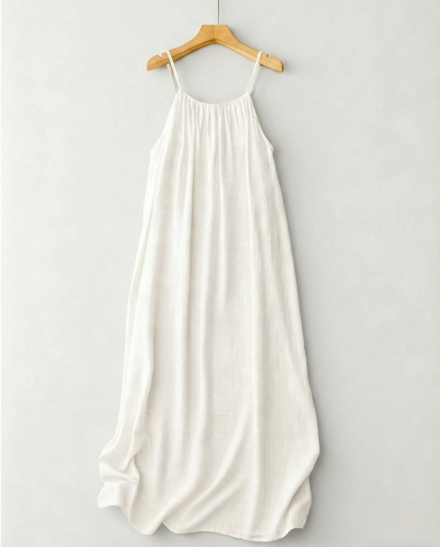 Women's Solid Color Backless Cami NightDress