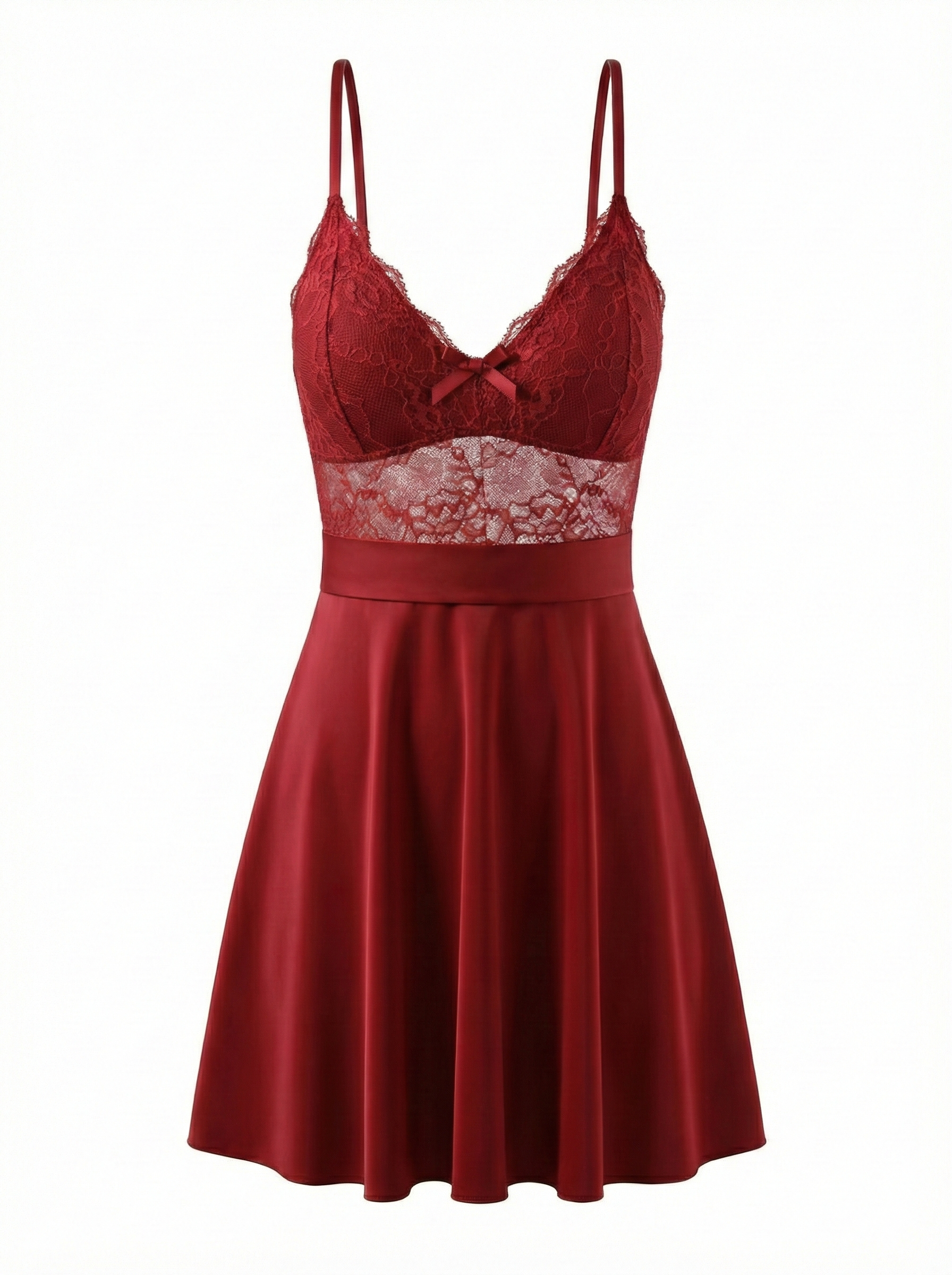 Sexy Lace Sheer Babydoll Nightdress