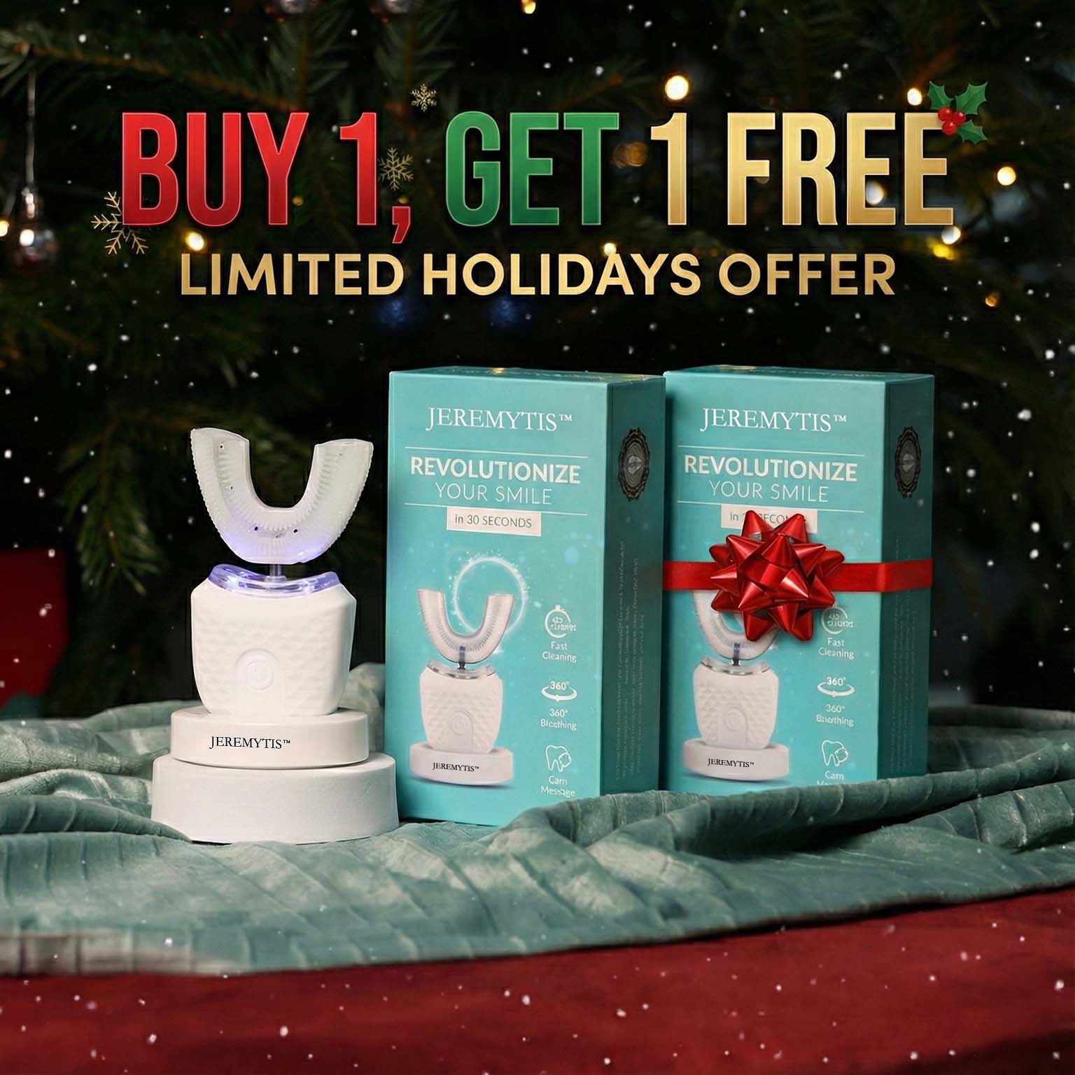 ✨JEREMYTIS™ Electric toothbrush-30-Second Dental Revolution