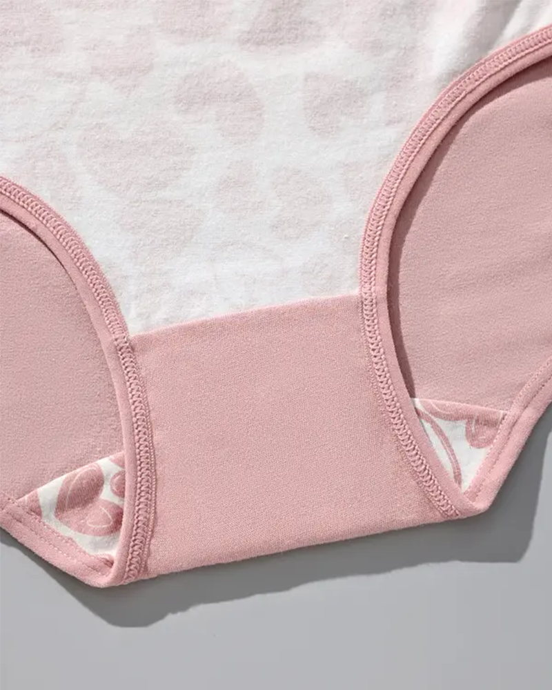 Women’s Cotton High-Waist Panties – Soft Breathable Briefs with Stretchy Waistband & Double-Layer Crotch (6 Pack)