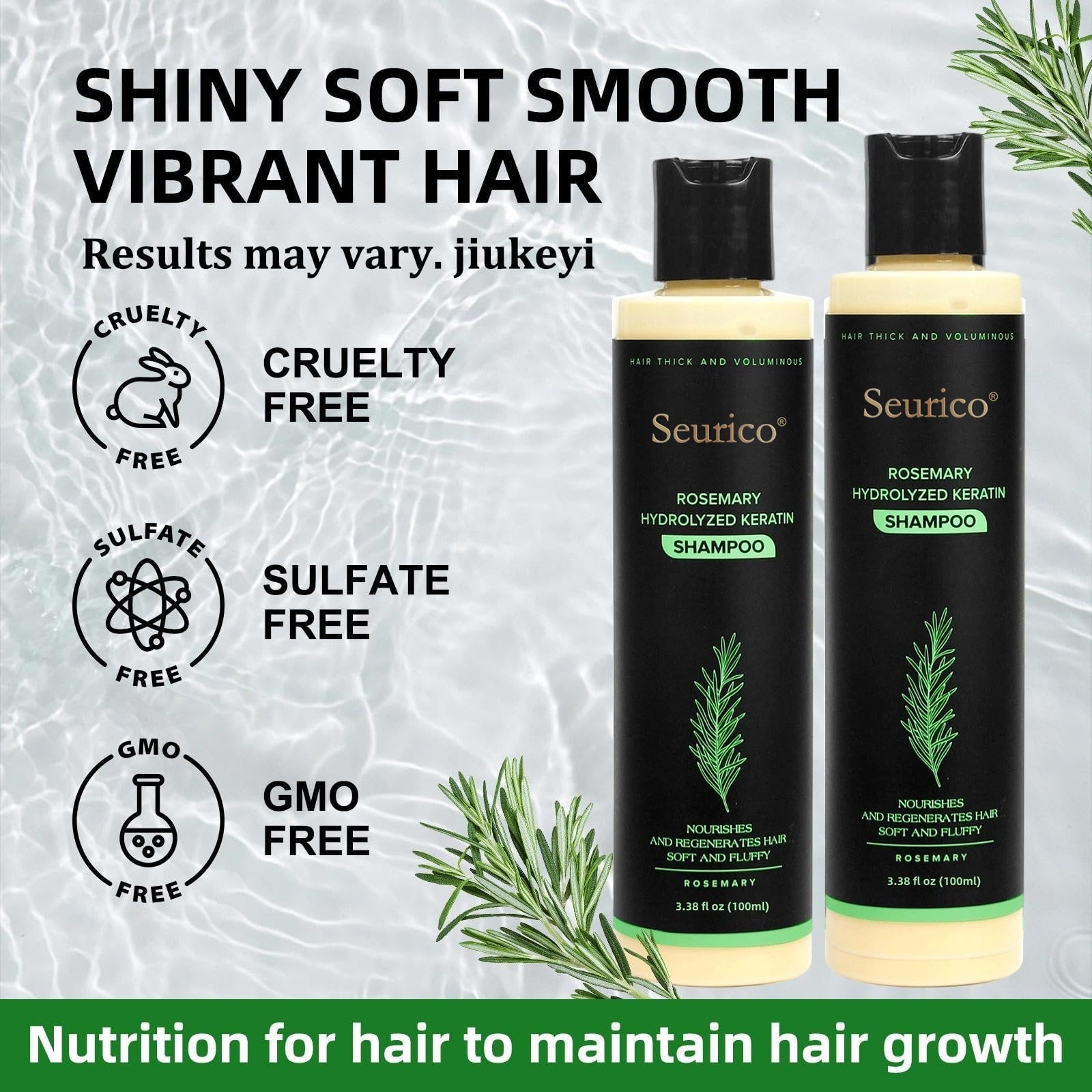 🔥Seurico Organic Rosemary Hair Growth Shampoo & Hair Conditioner