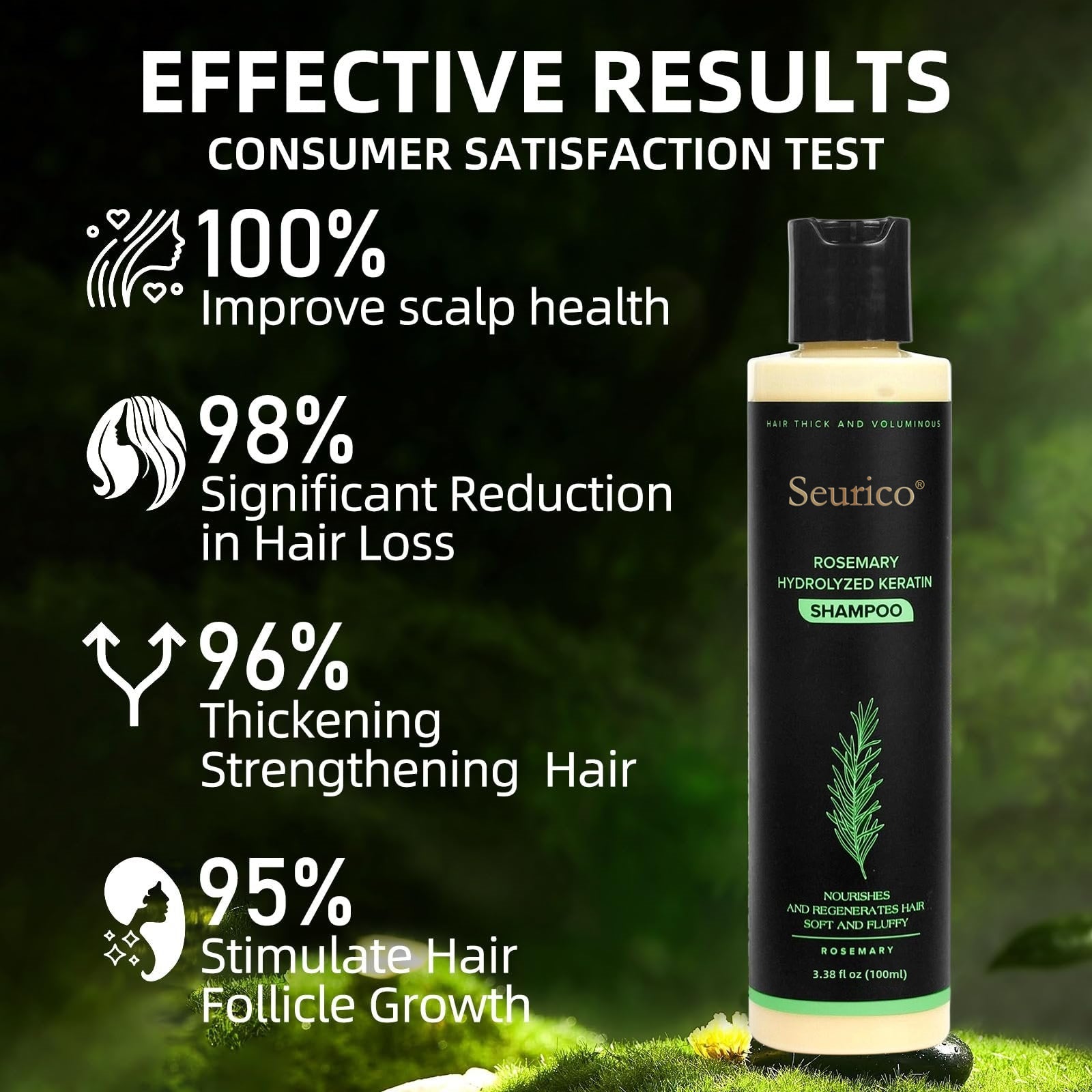 🔥Seurico Organic Rosemary Hair Growth Shampoo & Hair Conditioner