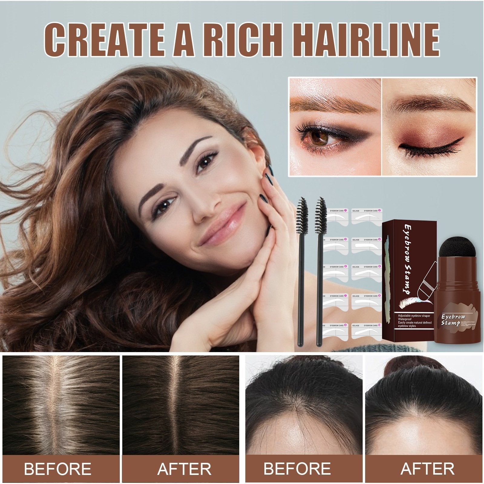 🔥LAST DAY - Perfect Brows Stencil & Stamp Kit