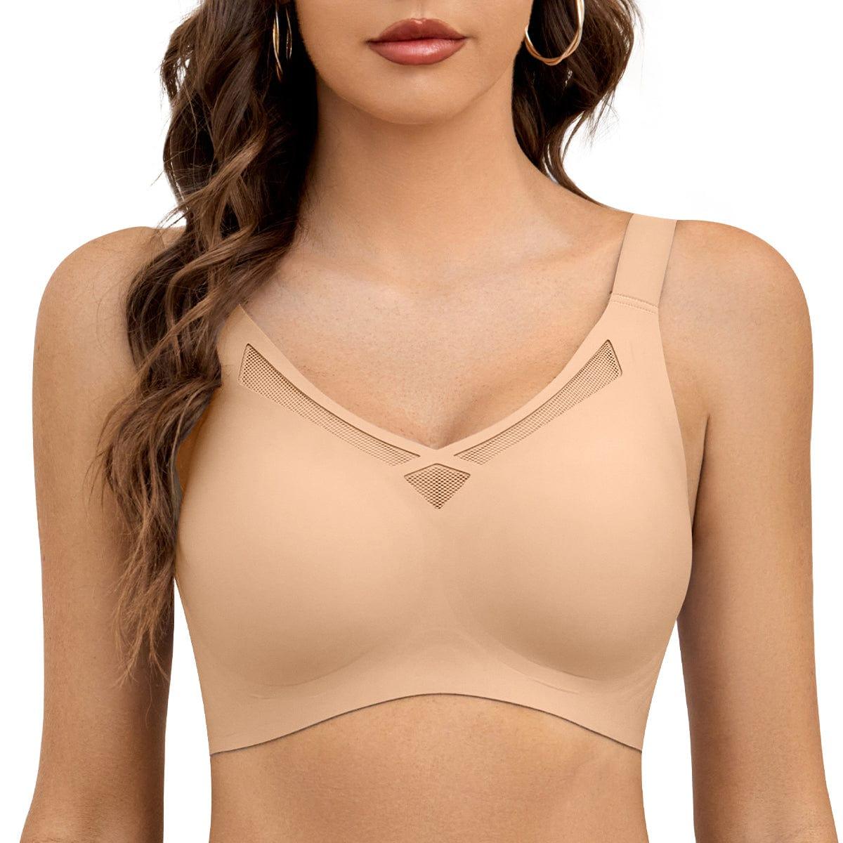 Women Seamless Wire Free Push Up Bra