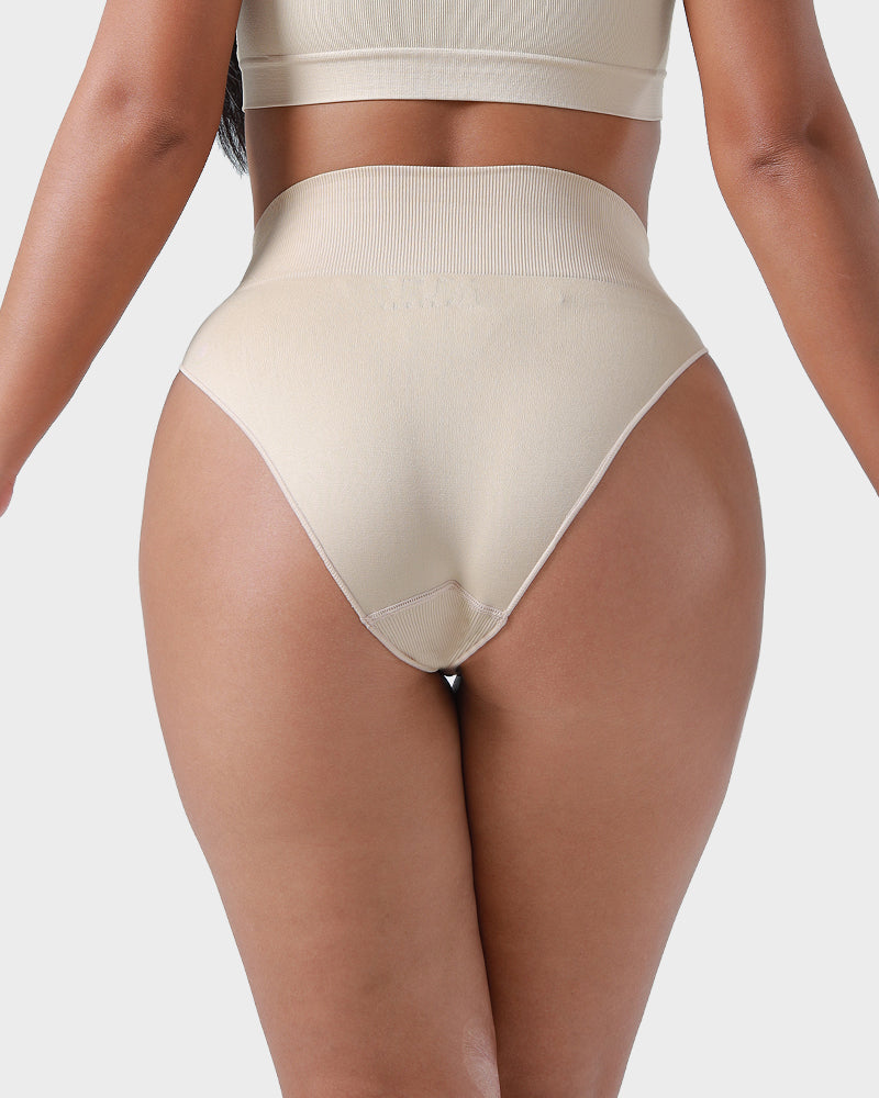 High Waist Seamless Tummy Control Brief Panty