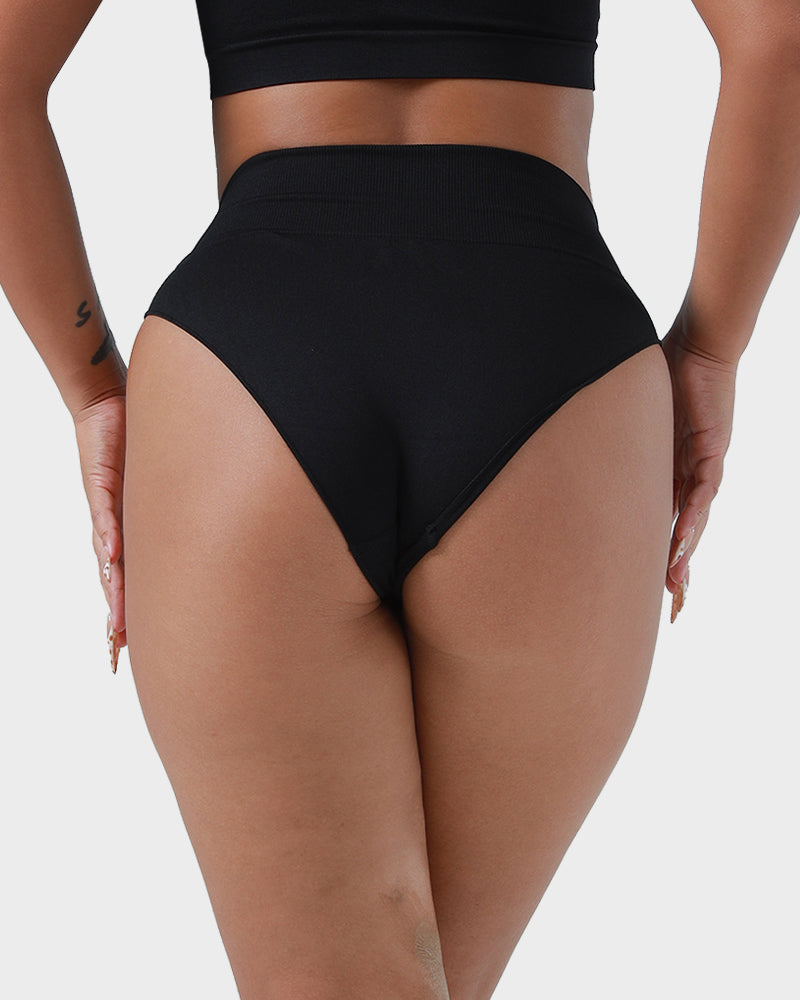 High Waist Seamless Tummy Control Brief Panty