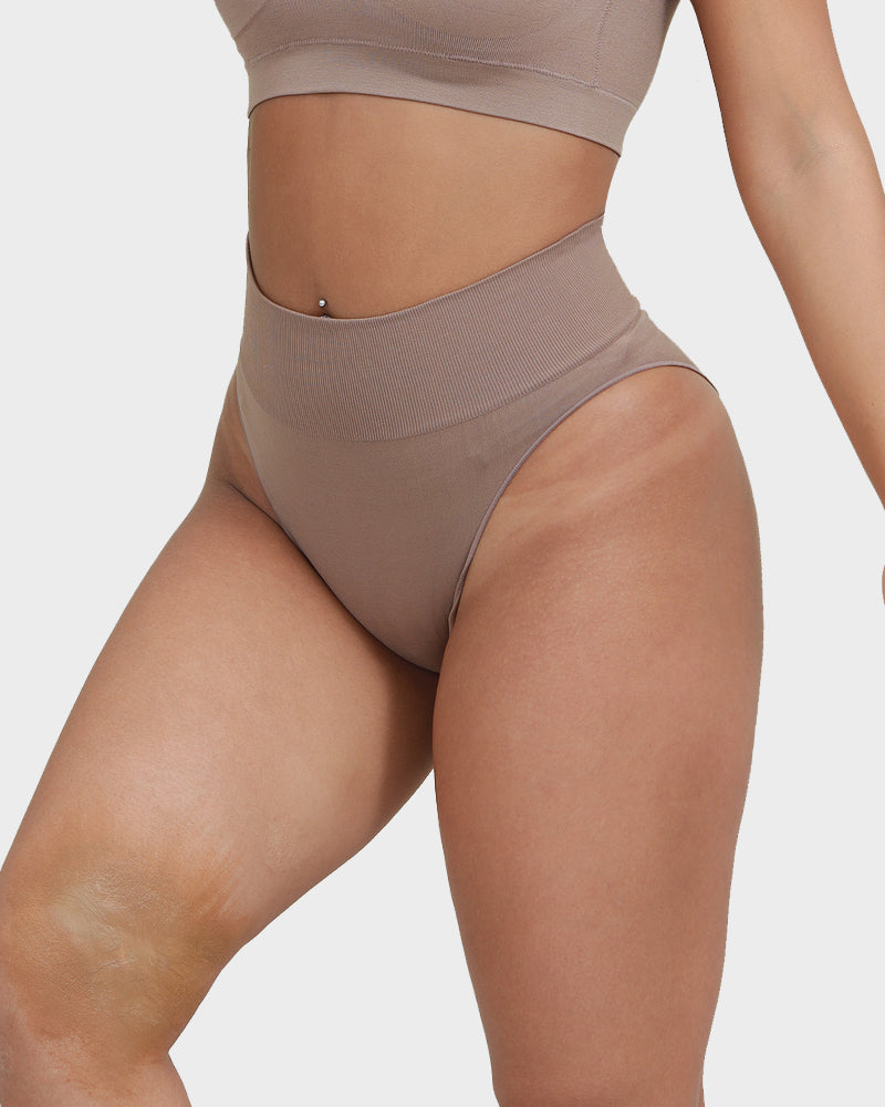 High Waist Seamless Tummy Control Brief Panty
